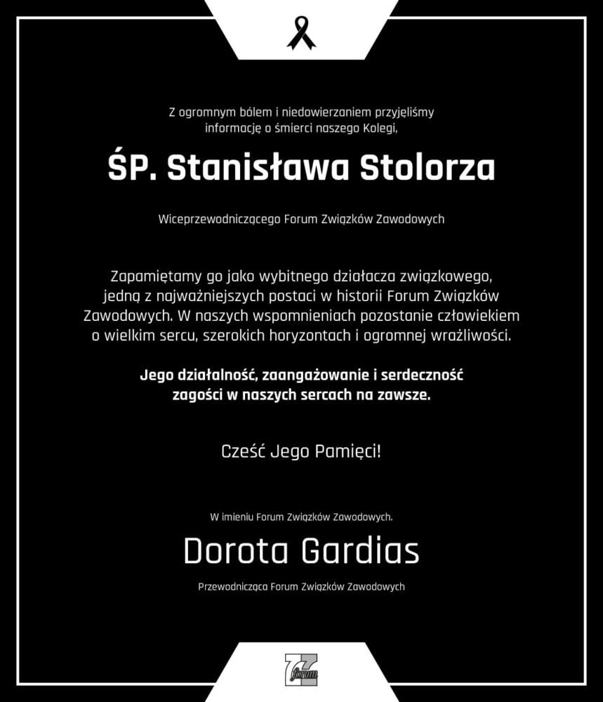 Odszedł Stanisław Stolorz